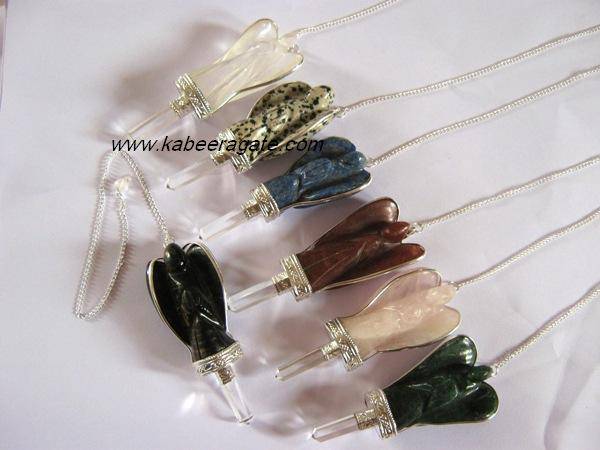 Mix Stone Angel Pendulums